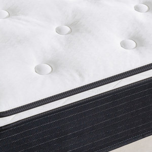 Juego de cama de colchón de muelles de bolsillo de lujo, sistema de soporte fuerte para dormir cómodo, rollo de esponja híbrida de látex Natural, tamaño King - Product Image 6
