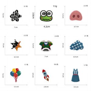 Patch brodé thermocollant Kawaii motif grenouille, cochon, étoile de mer pour vêtements d'enfants, chapeaux et sacs - Product Image 2