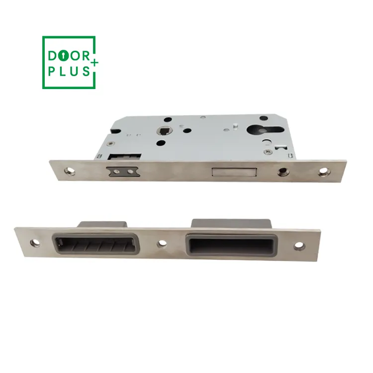 Doorplus euro 168mm stainless steel mortise lock Magnetic lock body for wooden door