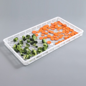 <strong>Large</strong> Capacity Vented Stackable <strong>Plastic</strong> Versatile Drying <strong>Trays</strong> for Softgel Capsule / Gummy / Seafood / Fruits / Vegetable Drying - Product Image 2