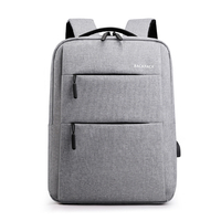 Mochila para Portátil Oxford Impermeable con Logotipo Personalizado, Cierre de Cremallera, Puerto USB, para la Escuela, Viajes, Unisex