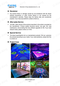 พื้นเต้นรำแบบอินเทอร์แอคทีฟความละเอียดสูงพร้อมหน้าจอ LED ป้องกันแสงสะท้อน - Product Image 6