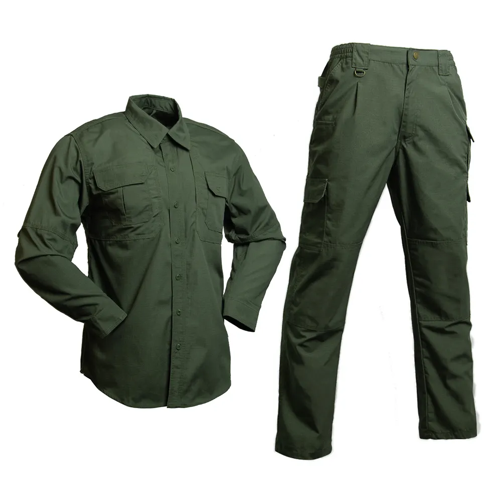 Suministro de fábrica, uniforme táctico de camuflaje verde oliva