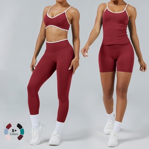 Conjuntos Deportivos de Yoga 2025, Talla Grande, Cintura Alta, Secado Rápido, Transpirables, Sin Costuras, Ropa Deportiva Activa, Personalizables - Product Image 1