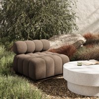 Fauteuil design modulaire moderne à bulles de pixels, sans accoudoirs, pour salon, mobilier de salon, fauteuil individuel rembourré
