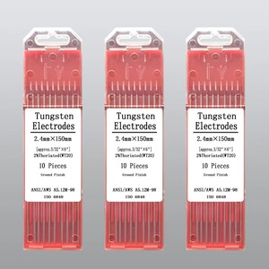 Manufacturer 2% Thoriated Yttrium Wolfram Wt20/wc20/wl20 Wp 3/16" X 12" E 0.5mm <strong>2.</strong>4mm Tig Tungsten Electrode for Tig Welding - Product Image 5