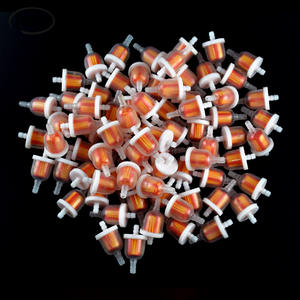 Filtre à huile compact Fvrls 6 mm, noyau rouge et jaune en plastique, pour réparation de moto tout-terrain, pièce du système de carburant - Product Image 1