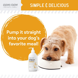 Huile de saumon norvégienne naturelle OEM/ODM pour chiens et chats, oméga-3 DHA, soutien de la peau et du pelage, fourrure saine, soulagement des démangeaisons, sans soins de santé - Product Image 5