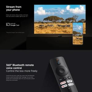 Version Globale 2 Go + 32 Go <span class=keywords><strong>Xiaomi</strong></span> TV <span class=keywords><strong>Box</strong></span> S 3ème Génération <span class=keywords><strong>4K</strong></span> Ultra HD Google TV Boîtier Smart TV Lecteur Multimédia - Product Image 5