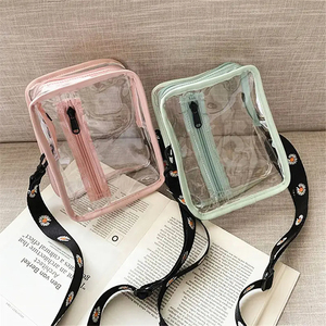 Hot Selling Custom Fashionable Women's PVC Transparent Mini Single <b>Shoulder</b> <b>Bag</b> <b>Waterproof</b> Feature - Product Image 5