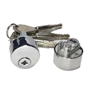 Cerradura de cilindro ovalado C400 con núcleo de latón de aleación de zinc tipo Brasil de 25mm a 150mm marca personalizada E10 Cilindro Miolo Tambor C400 Fechadura