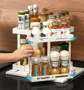 Support multifonctionnel coulissant rotatif: un incontournable dans la cuisine, idéal pour l'agencement des épices de bureau et le rangement dans la cuisine - Product Image 2