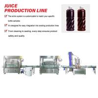 Machine complète de remplissage de jus, machine de remplissage, de bouchage, d'étiquetage et d'embouteillage de jus de pomme