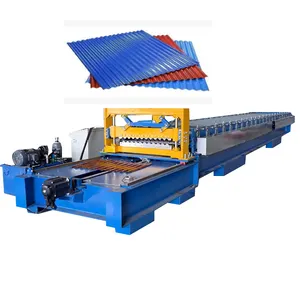 New Style Commercial Corrugated Metal Roofing Suppliers Steel Roll Forming Machine