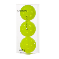 Boîtes personnalisées imprimées pour balles de pickleball d'extérieur, emballages en PVC, boîtes pliables en PET pour balles de pickleball
