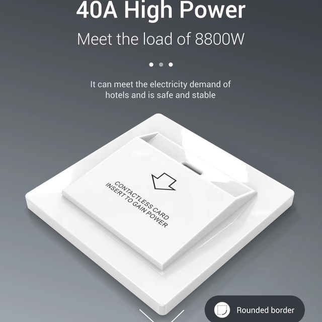 Greentech Hotel Room Control System 13.56mhz Power Rfid Energy Saving Mf Room Room Switch RFID Card Switch Energy Saver