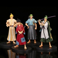 DIHAO 4 Phong Cách DXF Một Mảnh Hình Luffy Zoro Trafalgar Pháp Luật Nhật Bản Anime PVC Hình