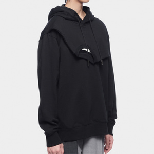 Sudaderas con Capucha para Hombre OEM, Color Liso, Precio Económico, Tallas Grandes, Sudadera con Capucha de Peso Pesado, Sudadera con Capucha Lavada al Ácido - Product Image 3