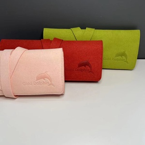 Wholesale Custom Microfiber Travel Jewelry Bag Storage Organizer for Ring Earring Necklace Foldable Velvet <strong>Jewellery</strong> <strong>Roll</strong> - Product Image 2
