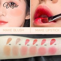 Nouveau maquillage ombre à paupières baume à lèvres brillant 3 en 1 Palette de fards à joues crème 6 grammes Blush à joues avec bâton