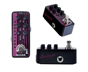 Mooer 009 <span class=keywords><strong>Blacknight</strong></span> préampli numérique préamplificateur avec 3 bandes EQ Delay Reverb effet pédale delay guitare - Product Image 4