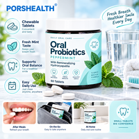 Complément alimentaire végétalien pour adultes, comprimés, poudre et capsules probiotiques buccaux à marque privée OEM, Xytol, haleine fraîche, santé des gencives, équilibre du microbiome