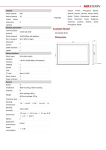 HIK Ban Đầu DS-KH6350-WTE1 <span class=keywords><strong>Video</strong></span> <span class=keywords><strong>Intercom</strong></span> Ip-Dựa Trong Nhà Trạm 7-Inch IPS Màn Hình Cảm Ứng Tiêu Chuẩn Poe Wifi Màn Hình Không Dây - Product Image 6