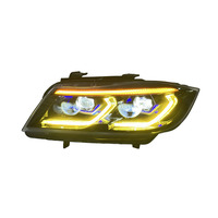 Nouveau phare SJC pour BMW Série 3 E90 2005-2012 325i 320i Version V2, phare LED amélioré, accessoires de voiture laser, feux avant