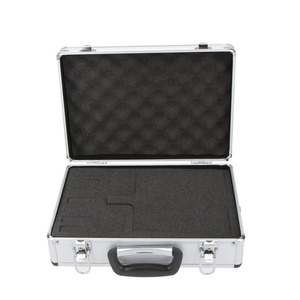 Алюминиевый серебристый корпус с высокой плотностью пенопластовый Внутренний чехол для инструмента для <span class=keywords><strong>Futaba</strong></span> JR Spektrum Walkera передатчик с плечевым ремнем - Product Image 5