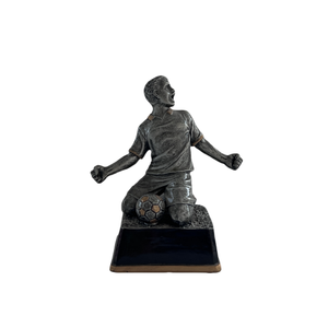Trophée de football en résine personnalisé WeiVista, meilleur buteur, meilleur joueur, coupe de célébration, sculpture personnalisée peinte à la main, logo personnalisé - Product Image 1
