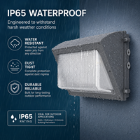 Lampe murale LED extérieure à cellule photoélectrique, super lumineuse, puissance 120W/100W/80W/60W, 3 températures de couleur réglables (3000-4000-5000K)