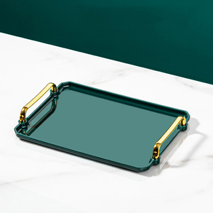 Nordic <strong>Rectangular</strong> Light Luxury Tray <strong>Plastic</strong> Jewelry Coffee Cup Ceramic Delicate Tray for Business Gifts - Product Image 3