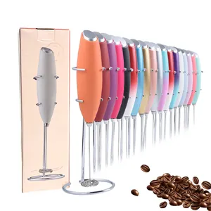 Milk Frother Handheld Milk Frother Handheld Food Mixer Electronic Homeuse Milk Frother Automatic Manual Home Portable Electric Milk Frother