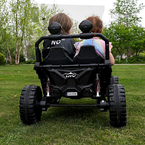 Big Size Children's 24V 2 Seater <b>Plastic</b> 4 <b>Wheels</b> Remote Control 45W Motor - Product Image 3