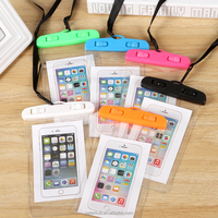 IPX8 étanche étui de téléphone en PVC transparent taille universelle sac de téléphone portable pochette étanche à l'eau transparente nouvel accessoire de téléphone portable