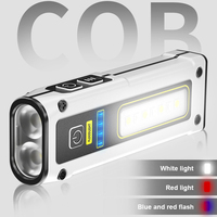Linterna Helius Nueva Multifuncional LED de Alta Potencia, Recargable Tipo-C, Mini Linterna de Emergencia para Exteriores