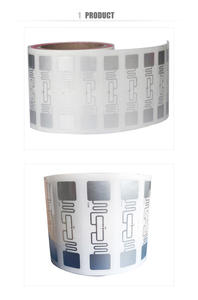 긴 독서 RFID 가장 저렴한 9662 거리 5 ~ 8m 건조/습식 인레이 스티커 18000-6C 패시브 UHF 태그 U7/U8/U9/U9XE 73*21mm - Product Image 5