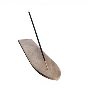 Porte-encens en bois, plateau porte-encens, diffuseur aromatique en bambou fait main, utilisation domestique sur table, facile à transporter, idéal pour un cadeau - Product Image 1