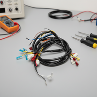 Harness Kabel Multi-Konektor Kustom, Kabel Tembaga Tugas Berat dengan Berbagai Terminal Konektor untuk Sistem Kelistrikan