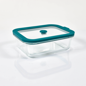 Bền Kín Ăn Trưa Bento Hộp An Toàn Trọng Lượng Nhẹ Tempered Glass Thực Phẩm Lưu Trữ Container Silicone Bữa Ăn Prep Bữa Ăn Lưu Trữ - Product Image 2