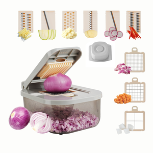 11 in 1 taglierina per verdure strumento per insalata da cucina con contenitore accessori da cucina affettatrice taglierina cipolla tritacalegna - Product Image 1
