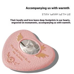 Dapat disesuaikan batu imitasi hewan peliharaan Tombstone kecil hewan semangat Tablet anjing kucing anak anjing ornamen Souvenir lintas batas guci - Product Image 3