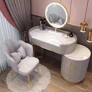 Table de toilette et de maquillage de style moderne et <span class=keywords><strong>luxueux</strong></span>, simple, pour la chambre à coucher, avec armoire de rangement - Product Image 6