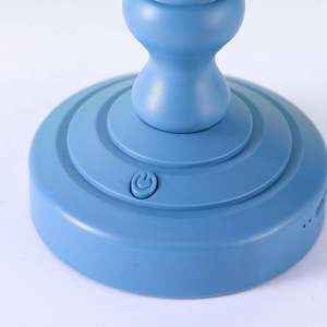 Lampe de bureau en acier inoxydable pour dortoir d'étudiant, style lotus rétro, veilleuse durable et portable, décoration de chambre - Product Image 4