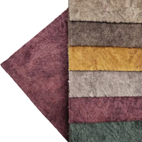 Tissu d'ameublement en velours classique imprimé extensible, imperméable, 100 % polyester, poids moyen, haute qualité 2026 pour canapé