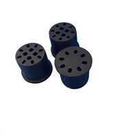 Bouchon d'étanchéité personnalisé étanche 8 voies en caoutchouc EPDM/Silicone, durable, 30~90 Shore, pour câbles à fibre optique multiples, anti-poussière