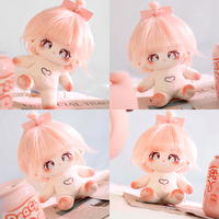 Poupées Kpop coréennes de haute qualité de 20 cm, mignonnes, en peluche, personnalisées, en coton PP, brodées, fabriquées en Chine