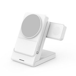P7 ชาร์จไร้สายเร็ว <span class=keywords><strong>3</strong></span> in 1 เครื่องชาร์จไร้สายแบบพกพา 5000mAh แบตสำรองแม่เหล็กสำหรับโทรศัพท์ - Product Image 3