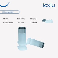 ICX Prix bas : Coping d'empreinte de transfert multi-unité ouvert/fermé pour abutment d'implant dentaire en titane à plateau ouvert