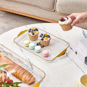 Nouveau <span class=keywords><strong>plateau</strong></span> à fruits rectangulaire <span class=keywords><strong>de</strong></span> style américain, qualité alimentaire, étanche, pour la maison, le salon, la table basse, l'hôtel, <span class=keywords><strong>plateau</strong></span> à fruits secs, à noix - Product Image 5